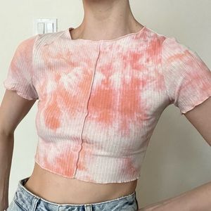 Princess Polly Tie Dye Crop Top